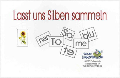 Lasst uns Silben sammeln Lasst uns Silben sammeln